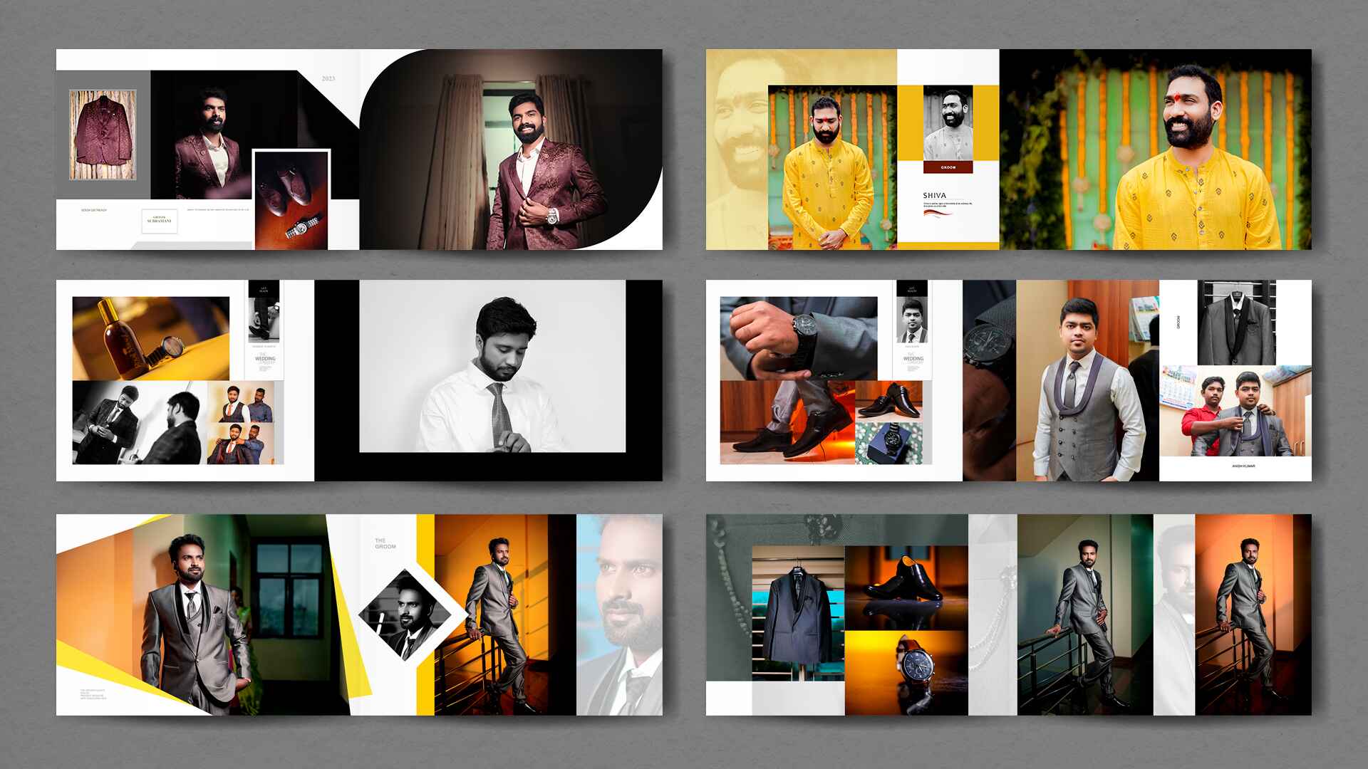 Groom PSD | 12x36 | High-quality wedding album PSD | AMMU CREATION